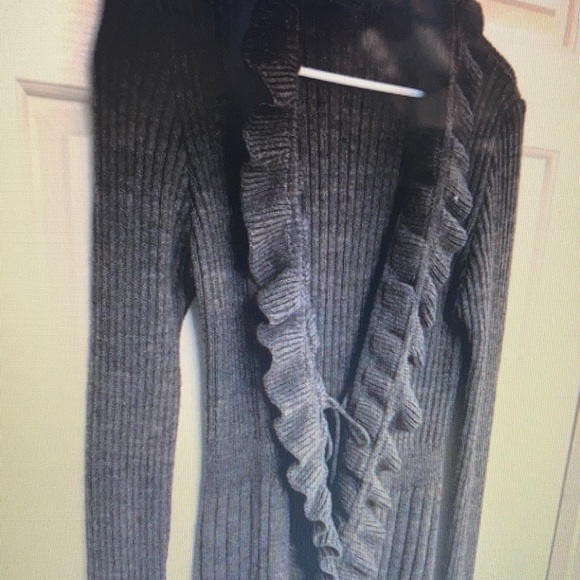 Elisabetta wool, mohair long cardigan - Picture 9 of 11